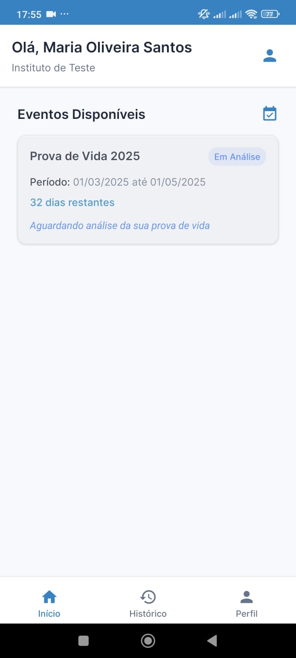 Status em análise